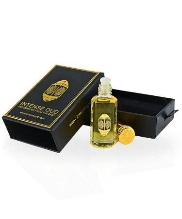INTENSE OUD Santal Wood Perfume Oil 12ML (0.40 OZ) With Black Gift Box Rich Sandalwood Vetiver & Luxurious Oud. - Buy Online on GoSupps.com