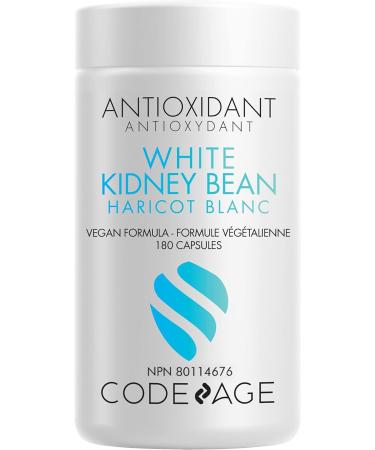 Codeage White Kidney Bean Green Tea & Cinnamon Bark Supplement Triple Action Keto Cheat Vegan Pills Ketogenic Low Carb Diet Sugar 3 Months Supply Non-GMO Gluten-Free 180 Capsules