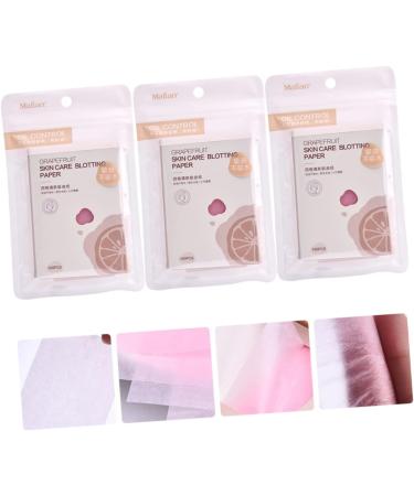 Housoutil 3 Oil-Absorbing Paper Scented Oil Absorbing Papers Facial Oil Wipes Face Oil Tissue Safe Oil Absorbing Paper Papertowel Skin Friendly Paper Facial Tissue Pink - Buy Online on GoSupps.com