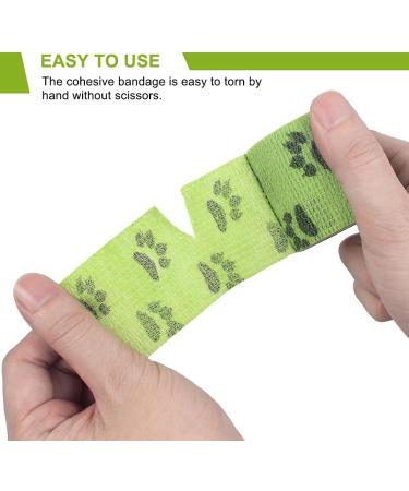 10 Pack Pet Self Adhesive Tape Cohesive Wrap Bandages Camouflage Wrap Tape Strong Elastic Stretch Sports Tape for Wrist Ankle Sprains & Swelling Dogs Elastic Bandage Wrap Tape 5cm 4.5m(10 Styles) - Buy Online on GoSupps.com