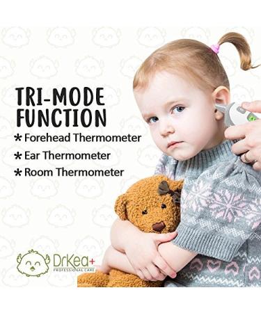 DrKea Baby Thermometer - Accurate Forehead & Ear Dual Mode Fever Thermometer for Kids & Adults - Buy Online on GoSupps.com