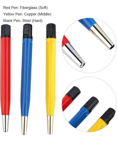 Fiberglass Scratch Brush Pen Set Watch Repair Tool for Hobby Craft - Buy Online on GoSupps.com