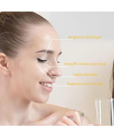 VANLOFE Turmeric Booster Eye Cream - 15g Hydrating Treatment for Dark Circles, Puffiness & Wrinkles - Buy Online on GoSupps.com