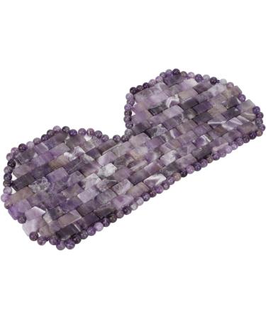 Verdant Touch Jadestone Sleeping Eye Ciper | Natural Eye Cushion for Wrinkle Reduction Sleep Promotion & Tiredness Relief | Amethyst & Jadestein - Buy Online on GoSupps.com