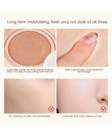 AllbestAye Air Cushion BB CC Cream - SPF Concealer & Moisturizer | Whitening Foundation for Flawless Makeup (#01) - Buy Online on GoSupps.com