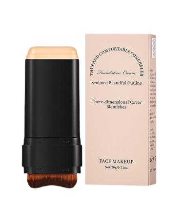 Contour stick concealer full area natural primer with brush contour sticks foundation with light finish for nose forehead hollows of the cheeks Mothers Day office