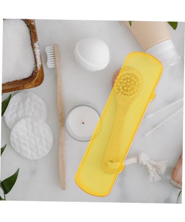 Coolhiya Travel Toothbrush Case - Dustproof Plastic Holder for Travel - Sky Blue Pencil Case 21x5.5cm - Perfect for International Shipping - Buy Online on GoSupps.com