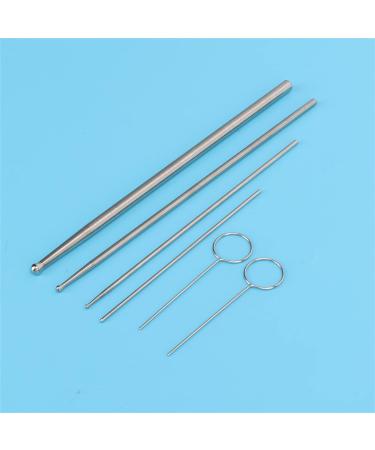 Snake Probes 6 Piece Professional Probe Set Stainless Steel Round Head Anti Allergy Reptiles Snake Sexing Probe Snake Probe Kit for Veterinary - Buy Online on GoSupps.com
