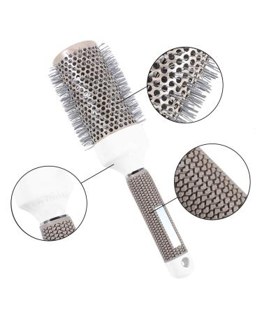 Professional Ceramic Ion Round Brush Set for Blow Drying - 5 Sizes, Heat Styling, Shiny Hair - Buy Online on GoSupps.com