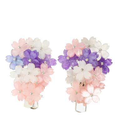Beaupretty Metal Hair Grips Floral Alligator Hair Clips Flower Bobby Pins Baby Girl Hair Clip Cartoon Hair Barrettes Cute Rhinestone Hair Clip Headdress Hairpin Child Crystal Flower Hair
