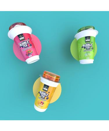 DM'S Boom Bubble Tea Peach Bubble Tea With Popping Mango Flavored Bubbles 250 ml (Pack of12) - Buy Online on GoSupps.com