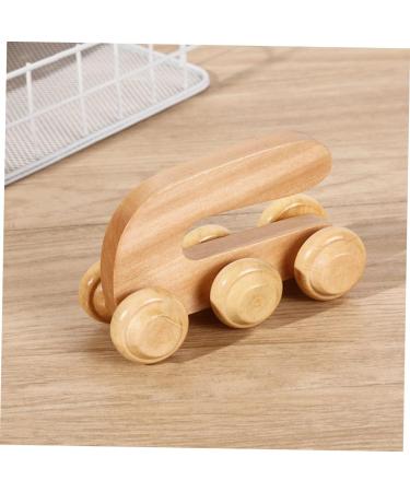 Healeved Wood Roller Massage Device - Handheld Body Massager for Legs & Back Relief | Anti-Roller & Portable Wooden Massage Stick - Buy Online on GoSupps.com