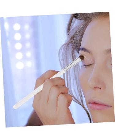 Baluue 14 Pcs Eye Shadow Brush Set Girl Eyeshadow Brush Portable Brush Makeup Eyeshadow Wooden Handle White - Buy Online on GoSupps.com