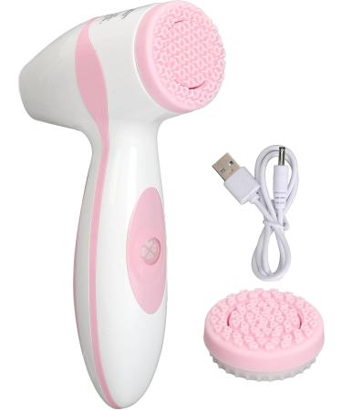 Electric Facial Cleanser Portable Electric Facial Scrubber Rechargeable Silicone Brush Skin-Friendly Deep Cleansing for Travel - Buy Online on GoSupps.com