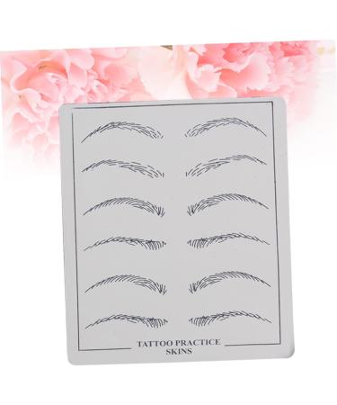 Ipetboom 6 Pcs Eye Brow Practice Skin Eyebrow Practice Skin Eyebrow Microblading Eyebrow Training Skin Set - Buy Online on GoSupps.com