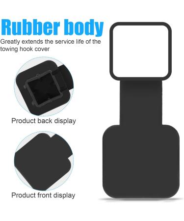 Power Coupling Cover | Rubber Pendant Hook Dust Protector for 2-Inch Trailer Receiver | Durable Square Hooked Coupling Cover - Buy Online on GoSupps.com
