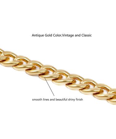 Medium Fabulous Metal Shoulder Crossbody Purse Chain Replacement - 18 Antique Gold - Buy Online on GoSupps.com