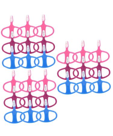 Gatuida 27 STK False toothbrush toothbrushes for children travel toothbrush for children travel toothbrush prosthesis brush comfortable children's toothbrush comfortable toothbrush daily use pp 1 piece (1 Pack) different colors x 3 pieces