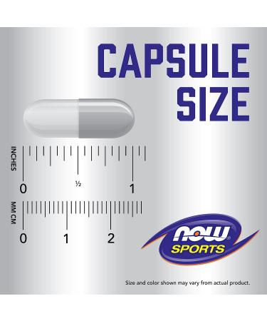 NOW Sports Nutrition BCAAs 240 Veg Capsules - Leucine, Isoleucine, Valine - 60 Servings - Buy Online on GoSupps.com