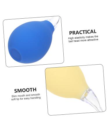 Healeved 4pcs Nasal Aspirator Nose Sucker Straw Cleaner for Babies - Manual Nose Mucus Cleaner & Bulb Syringe Sucker - Buy Online on GoSupps.com