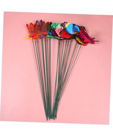 ABOOFAN 24pcs Mason Jars Green Plant Ornaments - Simulation Sticks for Garden Bonsai & Flower Pot Decor | International Shipping - Buy Online on GoSupps.com