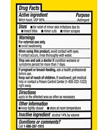 Equate Witch Hazel Astringent Liquid 16 fl oz 2Pack - Buy Online on GoSupps.com