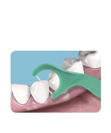 GUM-889DD Professional Clean Flossers - Extra Strong Flosser Pick, Fresh Mint (150 count) - Buy Online on GoSupps.com