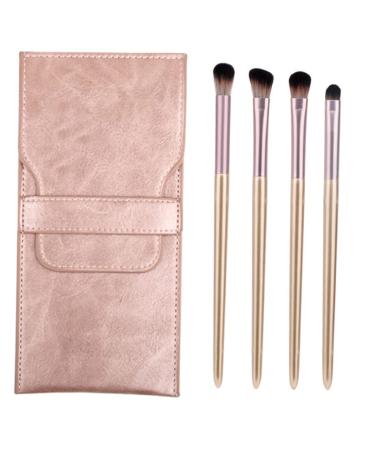 DRESSOOS 1 4pcs Eye Makeup Brushes Eye Makeup Brush Kit Highlighter Brush Mini Brush Artificial Fiber Pink