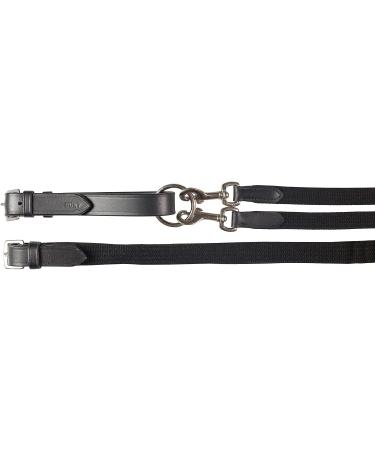 Horze Webbed Draw Reins Black - Quality Training Equipment - Buy Online on GoSupps.com
