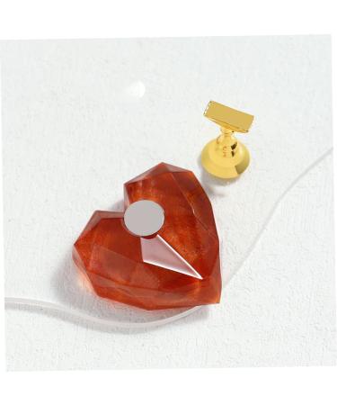 DRESSOOS 4sets Nail Practice Holder Nail Art Display Holder Nail Polish Display Board Diy Nail Practice Stand Magnetic Nail Holder Practice Crystal Stand Nail Art Tool Love Aurora Resin - Buy Online on GoSupps.com