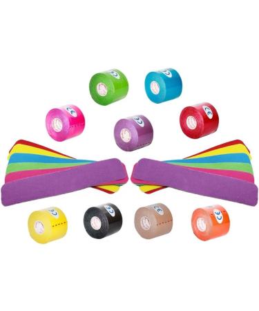 PreCut Kinesiology Tape Sport Pro - 20 Pre Cut 10 Inch Strips - Athletic Recovery Muscle Support - Pink TheWrapeutic Aid - Single Roll - Buy Online on GoSupps.com