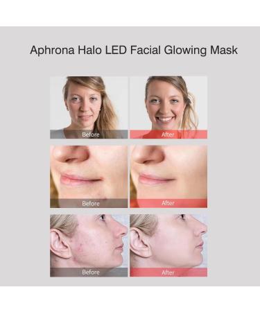 Aphrona LED Face Mask Light Therapy for Acne & Wrinkle Reduction - Buy Online on GoSupps.com