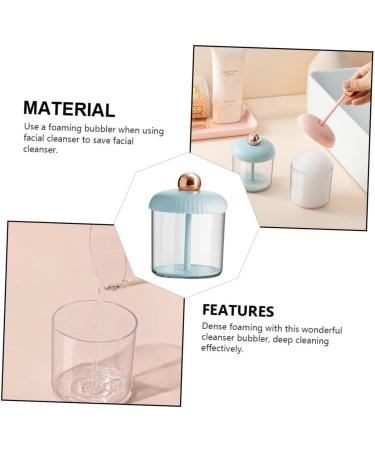 Angoily Sparkling Bottle Facial Cleanser Hand Wash Dispenser Facial Tool Cleaning Soap Foaming Cleaner Facial Whip Face Cleaners Bubble Maker Face Soap Vessel Tools Detergent Perfect Abs 10.50X7.80X7.80CM Blue - Buy Online on GoSupps.com