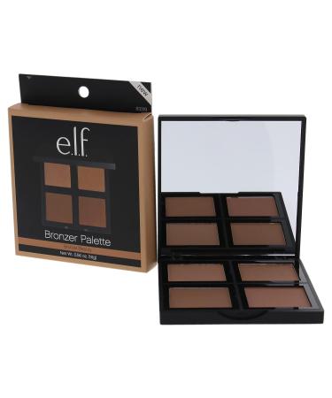 e.l.f. Bronzer Palette - Bronzed Beauty Women Bronzer 0.56 oz | Achieve a Sun-Kissed Glow - Buy Online on GoSupps.com