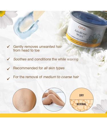 GiGi Azulene Wax - Soothes & Conditions All Skin Types | 368g | International Shipping Available - Buy Online on GoSupps.com