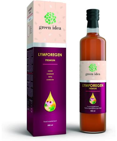 Green Idea Lym Research Syrup 500ml - Vegan Lymphatic Support with Nettle Dandelion & Ginger - Optimal Drainage Formula - Buy Online on GoSupps.com