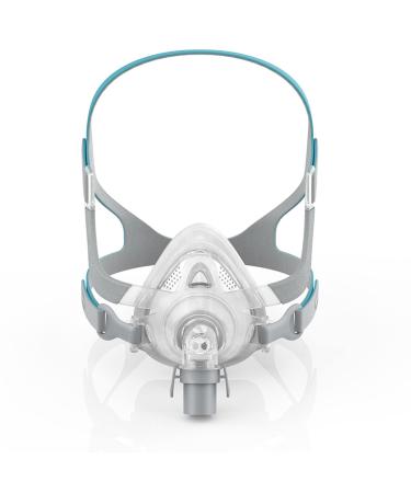 CPAP Masks Full Face - Replacement Set for F20 - Reusable CPAP Supplies - Suitable for CPAP Machine - Covers Nose and Mouth - Includes Headgear Frame Elbows and Full Face Mask Cushion - Large