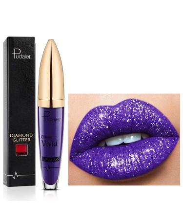 18 Colors Diamond Long -lasting lipstick 3D Shining Stars Perling Gloss LipGloss Shimmer Metallic Texture Liquid long -lasting lip gloss waterproof durable not stick cup (13)