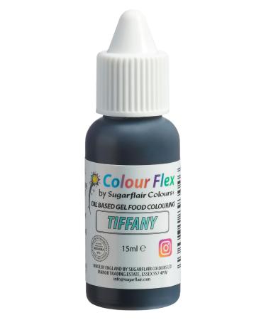 Colour Flex Tiffany Oil Based Food Colouring Gel For Colouring High Fat Foods Buttercream Chocolate Batters Fondant Icing & More - 15ml