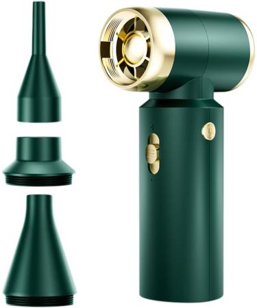 Qialexicon Mini Fan Powerful Gift Professional Quiet Pocket Size Portable Hair Dryer Portable Fan for Office Travel Salon Home Camping green - Buy Online on GoSupps.com