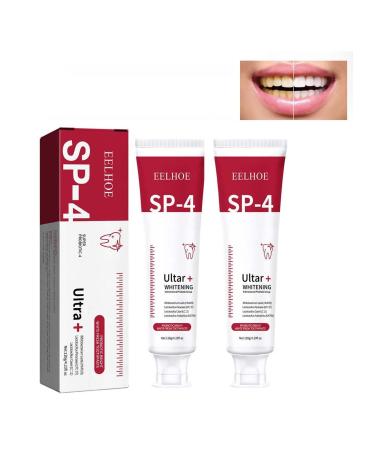 2 pieces yayashi SP-4 probiotic whitening toothpaste SP-4 probiotics toothpaste tooth whitening toothpaste toothpaste white teeth brightening and stain removal fresh breath (2PCs)