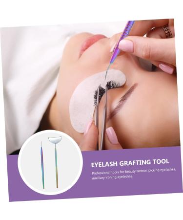 Beaupretty Eyelash Stick Set: Magnifying Makeup Lash Mirror for Extensions | 2 Colorful Auxiliary Mirrors | 18.8x5.8cm - Perfect Beauty Tool for Grafting - Buy Online on GoSupps.com