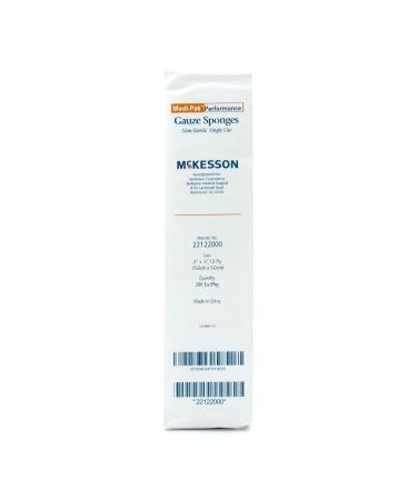 McKesson Performance Plus Gauze Sponge Non Woven Non Sterile 2"X2" 4Ply - Pack of 200