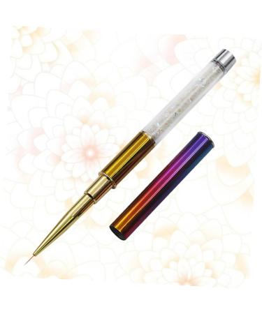 FRCOLOR Nail Art Brush Pen Nail Painting Pens Nail Paint Marker Manicure Brush Manicure Accessories Pull Pen Colorful Small Pen Nail Dotting Pen Nail Painting Pen Nail Art Liner Size 1 As Shown - Buy Online on GoSupps.com