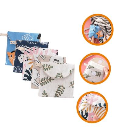 Buy Lurrose 20 pc Storage Bags for Women's Bandages | Knitted Money Bags for Menstrual Pads & Cash | International Shipping Available - Buy Online on GoSupps.com