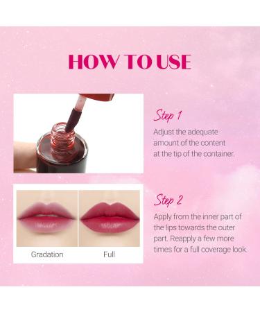 ETUDE Dear Darling Water Tint Cherry Ade 2 Set (21AD) - Vivid Moisturizing Lip Stain | Non-Sticky & Smudge-Proof K-Beauty Tint - Buy Online on GoSupps.com