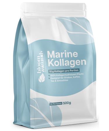 Supplement Hub Marine collagen powder 500 g highdose and tasteless fish collagen marine collagen and fish collagen laboratory tested and produced in Germany packaging may vary