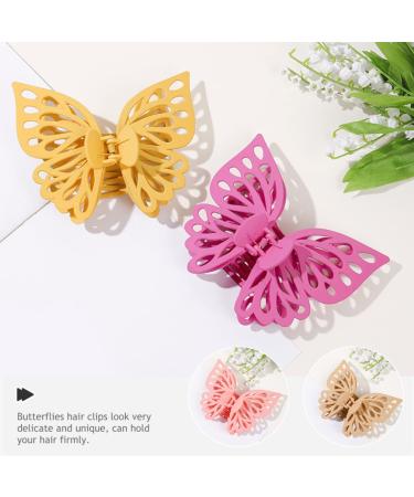 KALLORY White Claw Girl Hair Clips - 8pc Large Matte Hair Claw Set for Women & Girls - Buy Online on GoSupps.com