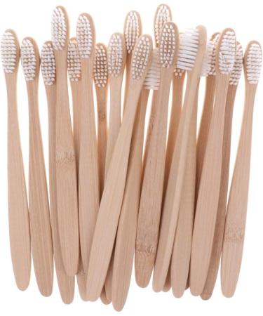Buy Tubayia 20 Pack Natural Bamboo Toothbrush - Eco-Friendly Soft Bristles for Adults & Children - Sustainable Dental Care - Buy Online on GoSupps.com