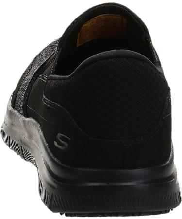 Skechers Men's Flex Advantage Sr Mcallen-m 10.5 Black - Comfortable Slip-Resistant Work Shoe - Buy Online on GoSupps.com